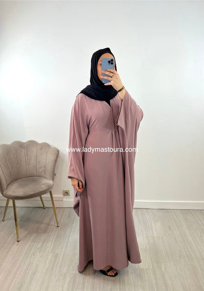 Abaya Kawtar - Rose