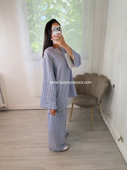 Set Lila - Bleu