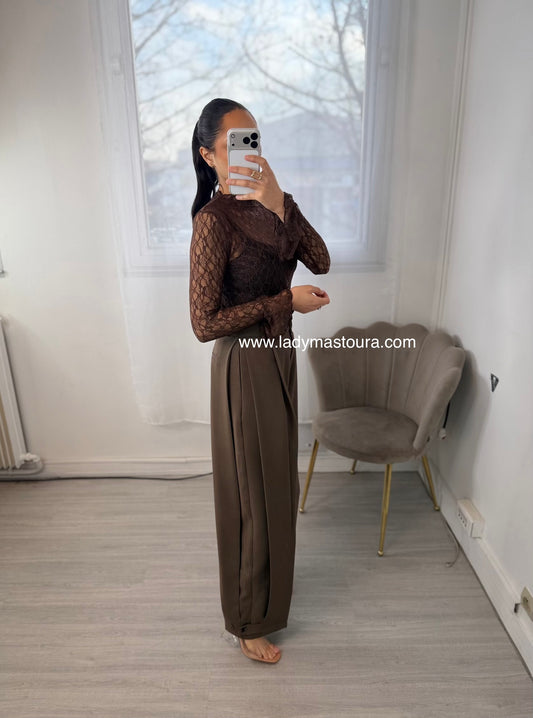 Pantalon Manel - Marron