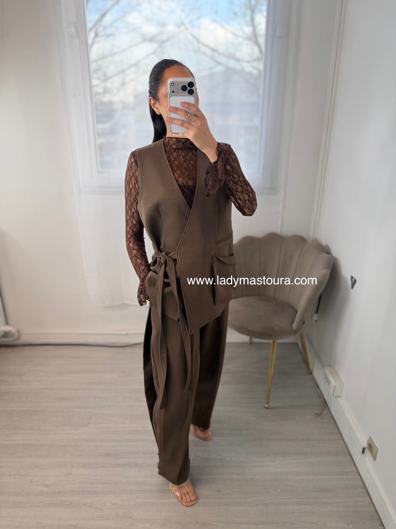 Blazer Manel - Marron