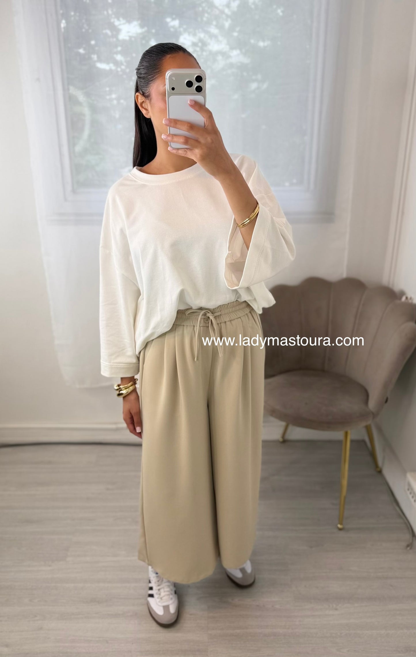 Pantalon sauté - Taupe