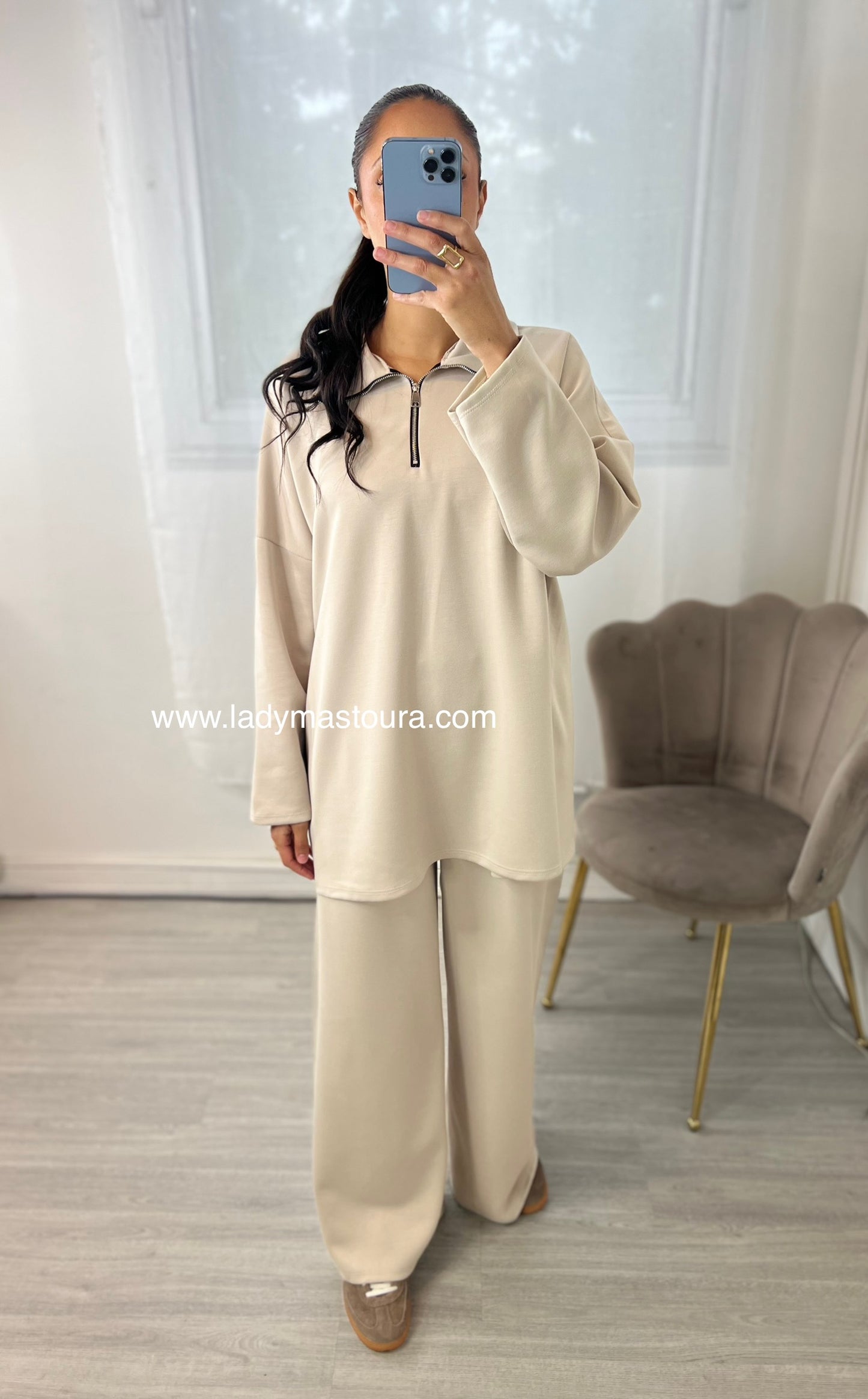Ensemble Zip - Beige