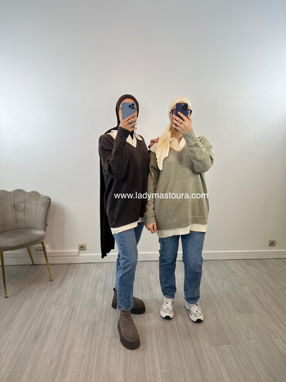 Pull Jasmine - Kaki