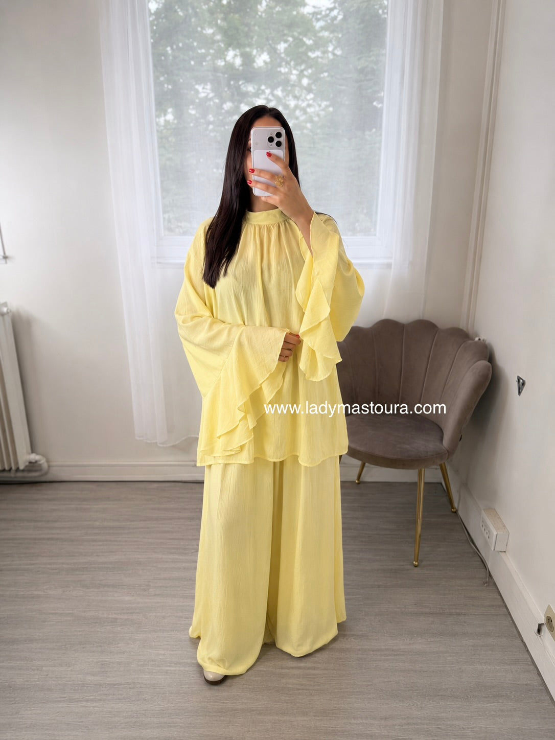 Ensemble jupe Salma - Jaune