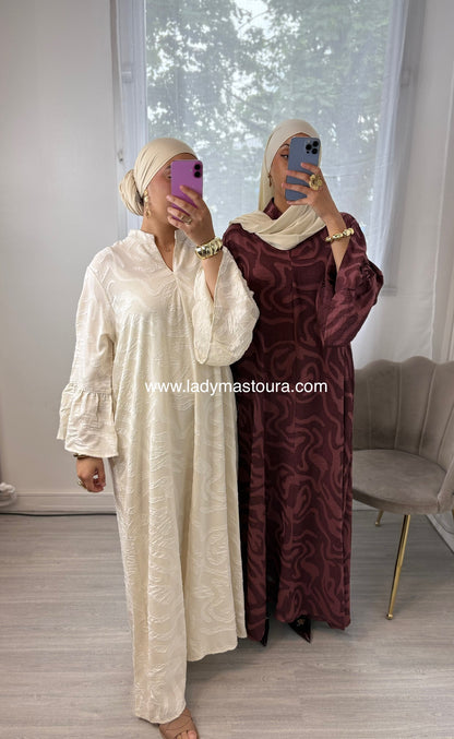 Robe Wissal - Aubergine
