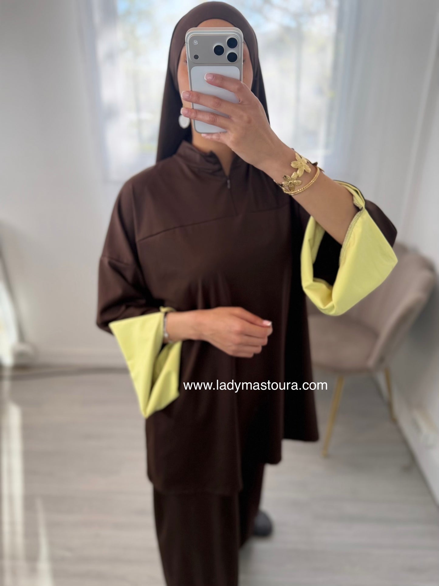 Burkini Bicolore - Chocolat