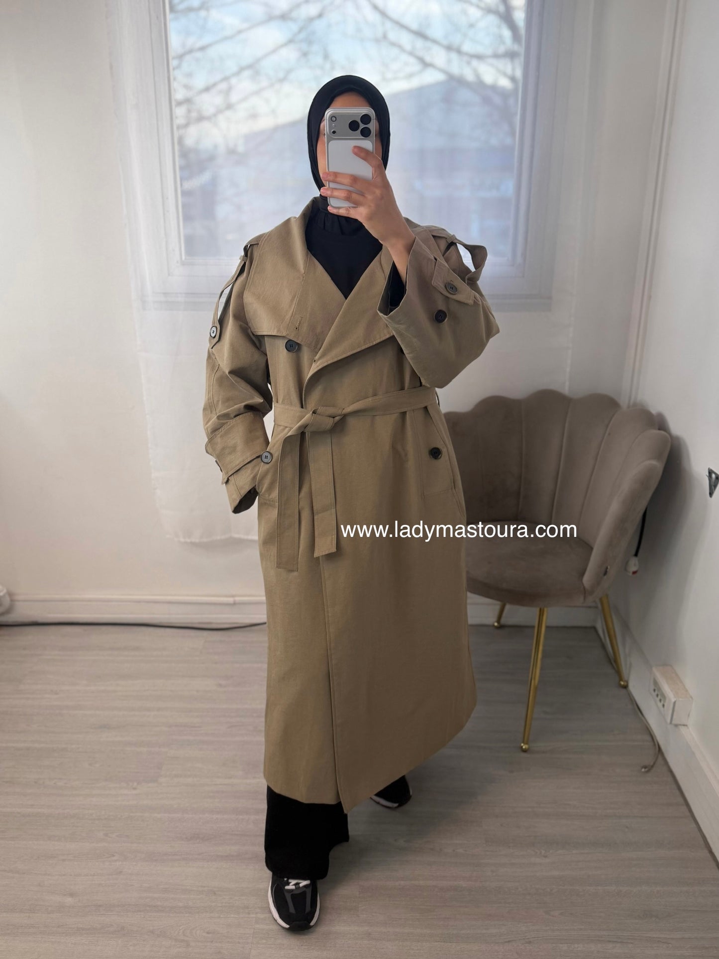 Trench Qualité Premium - Beige