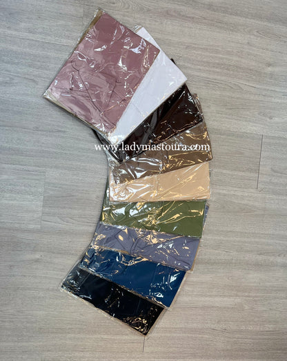 Hijab à pression (Plusieurs coloris)