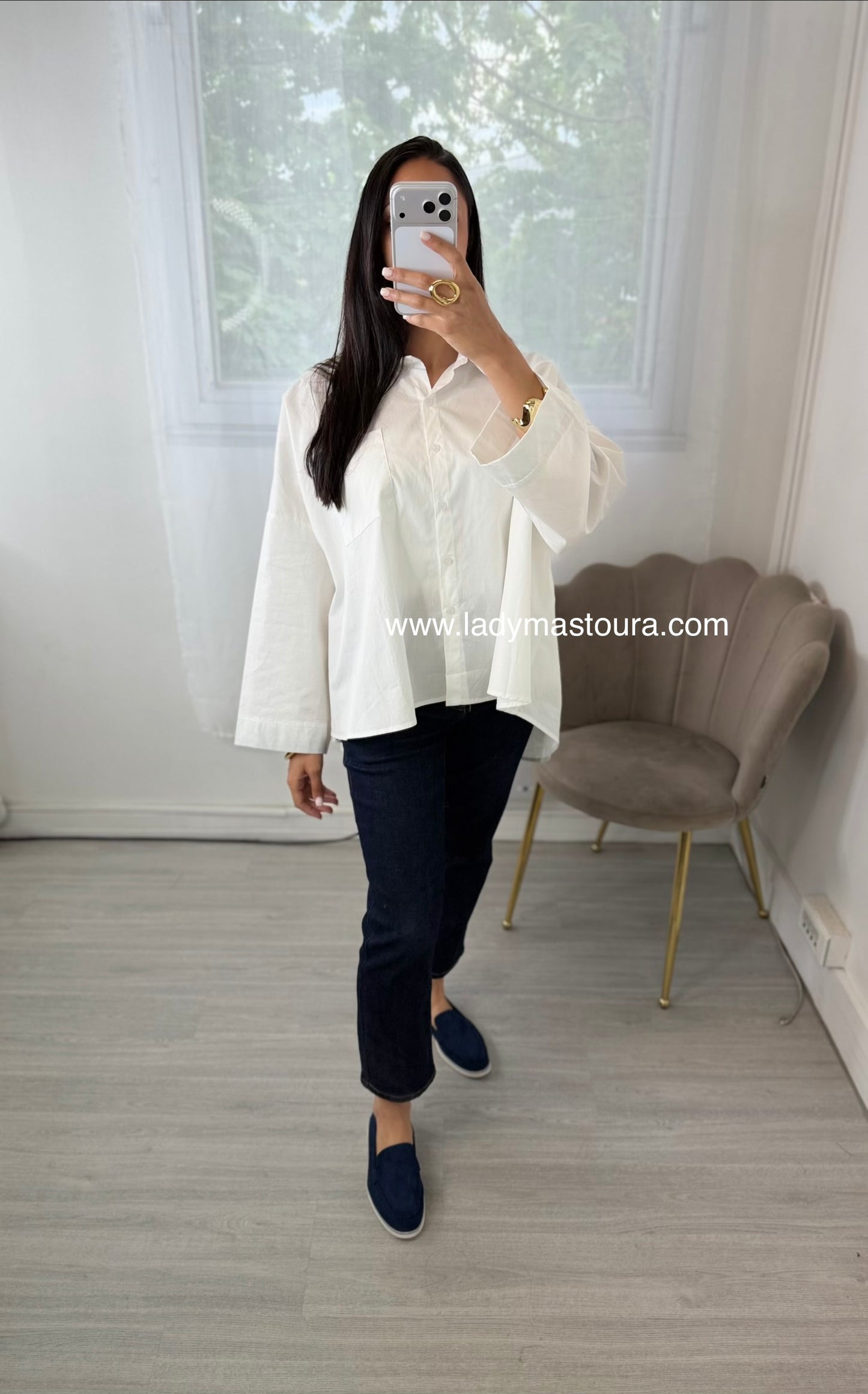 Jeans droit - Bleu brut