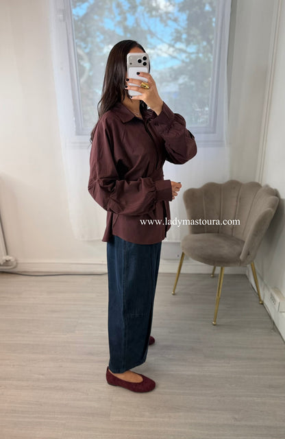 Jeans Ballon - Bleu Marine (100% coton)