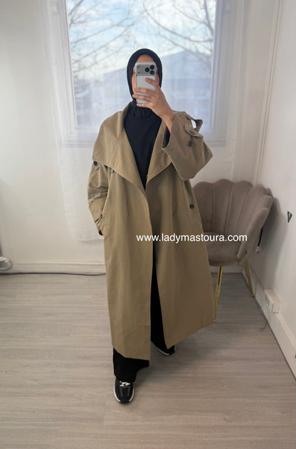 Trench Qualité Premium - Beige