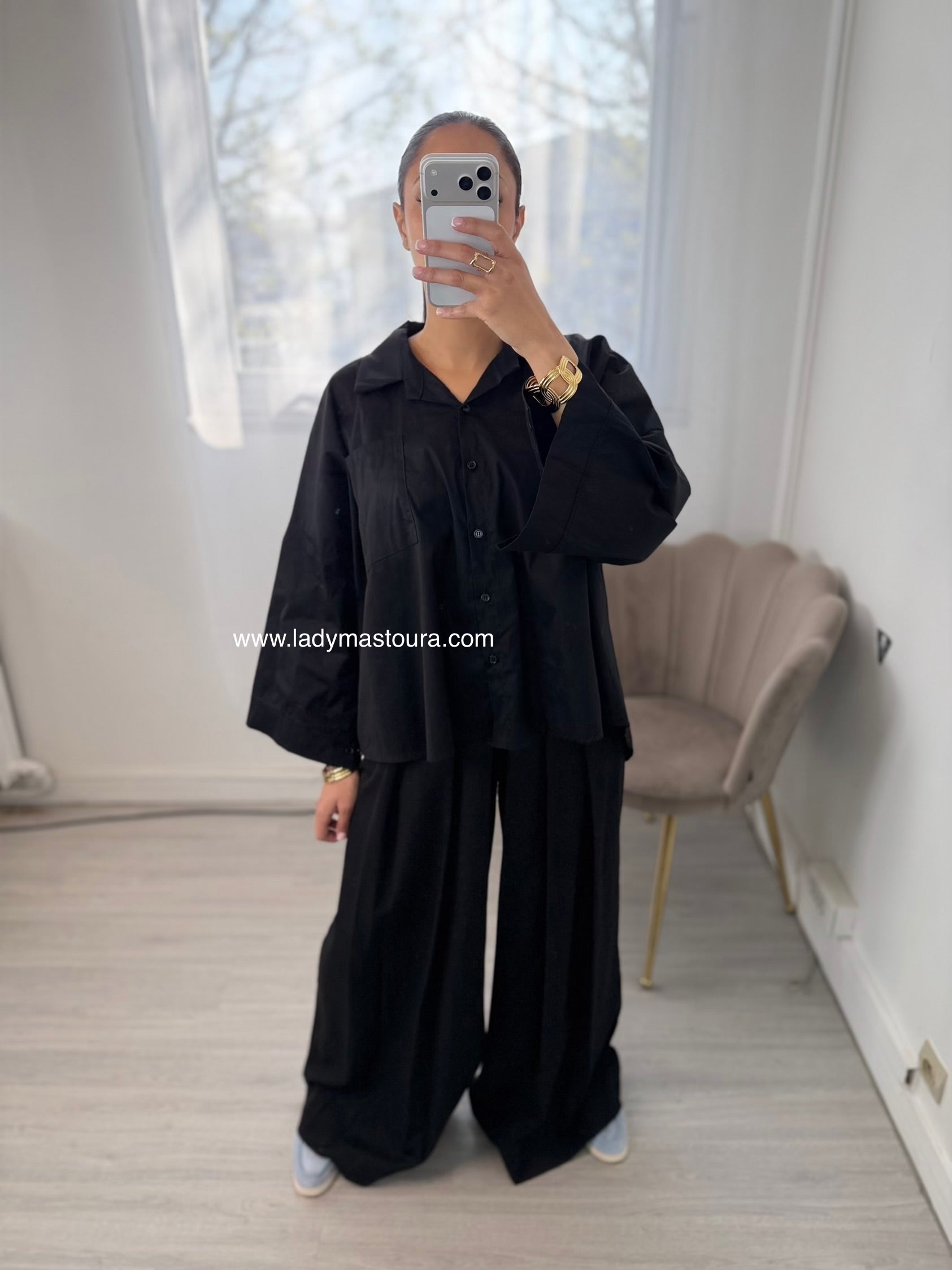 Chemise en popeline (Plusieurs coloris)