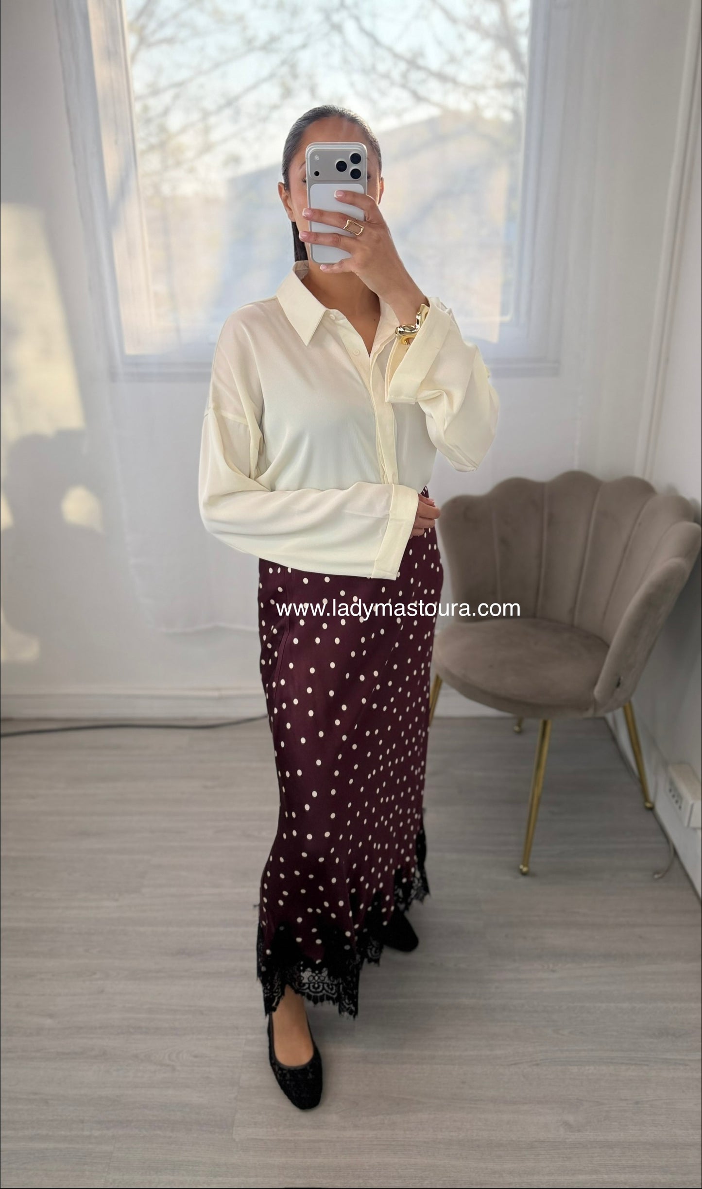 Blouse Jasmine - Écrue
