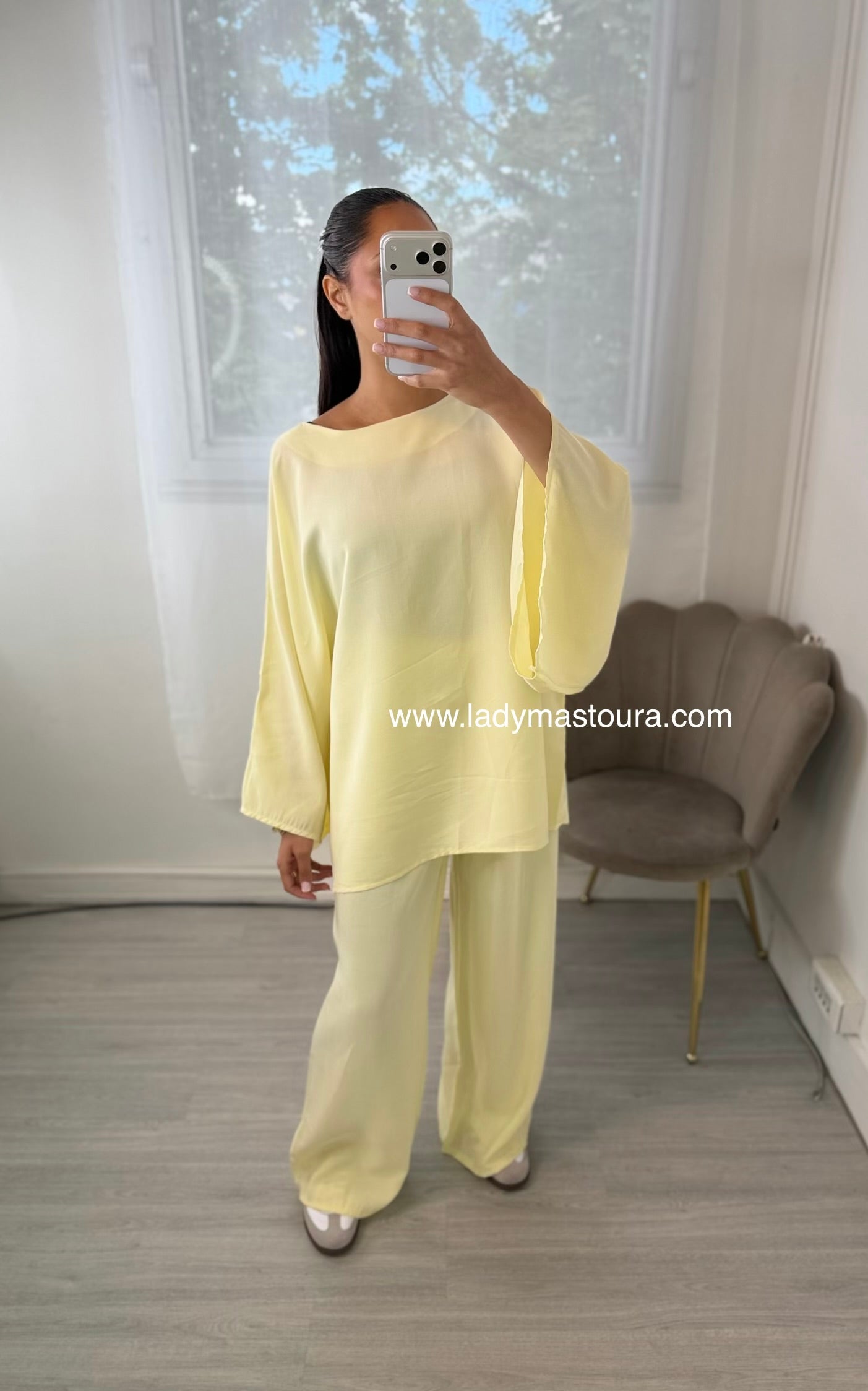 Ensemble fluide Inaya - Jaune