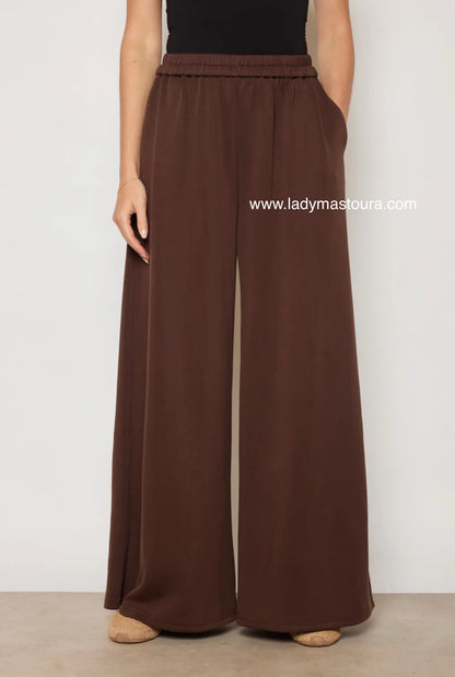 Pantalon Coupe large - Marron