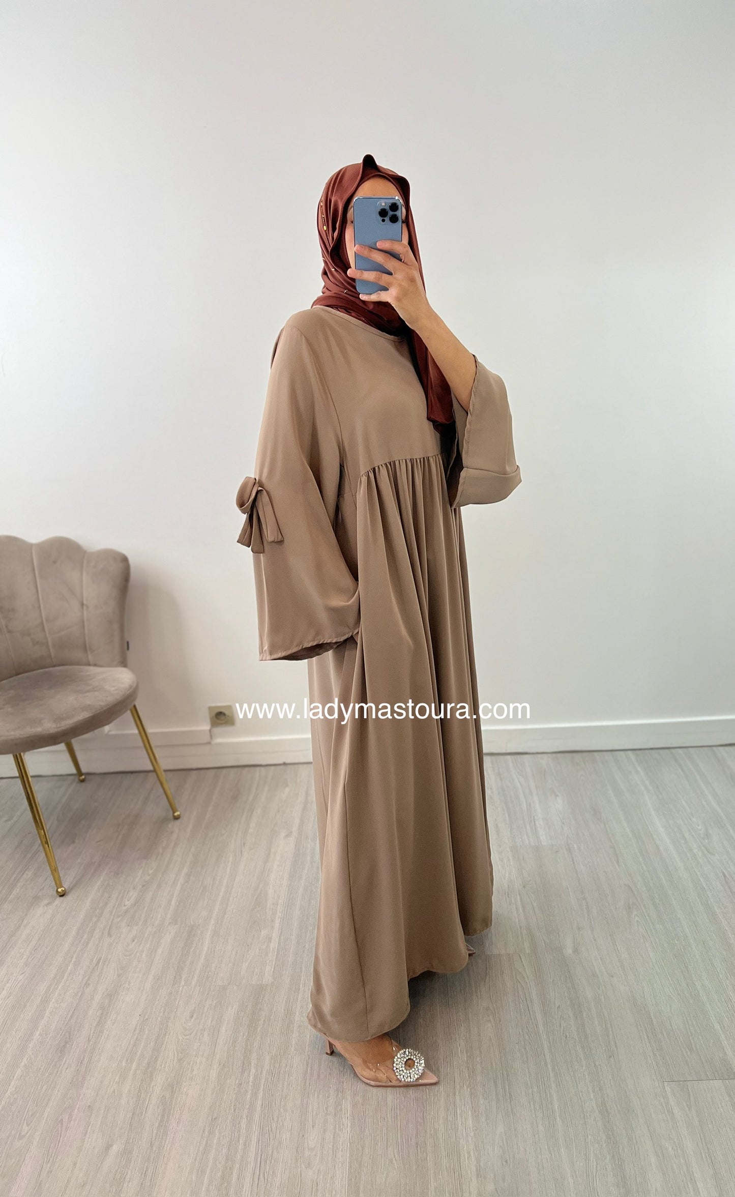 Abaya Anissa - Taupe