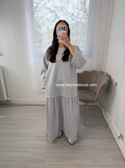 Robe Manche longue - Grise