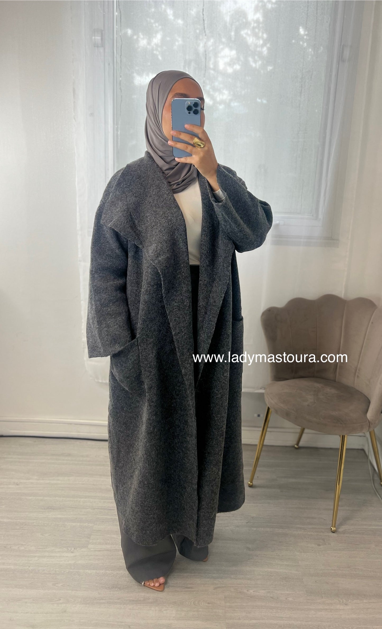 Cardigan Long - Gris