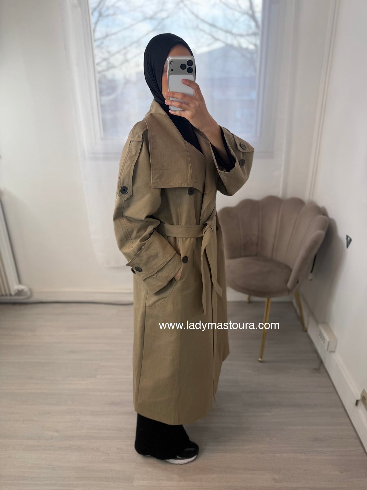 Trench Qualité Premium - Beige