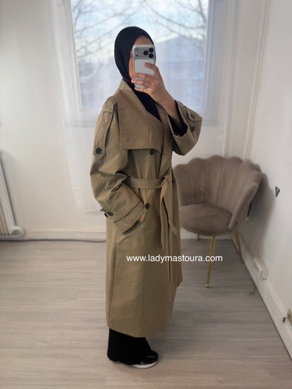 Trench Qualité Premium - Beige