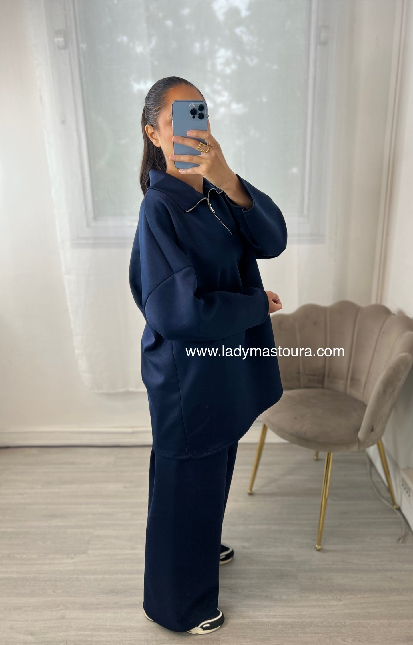 Ensemble Zip - Bleu