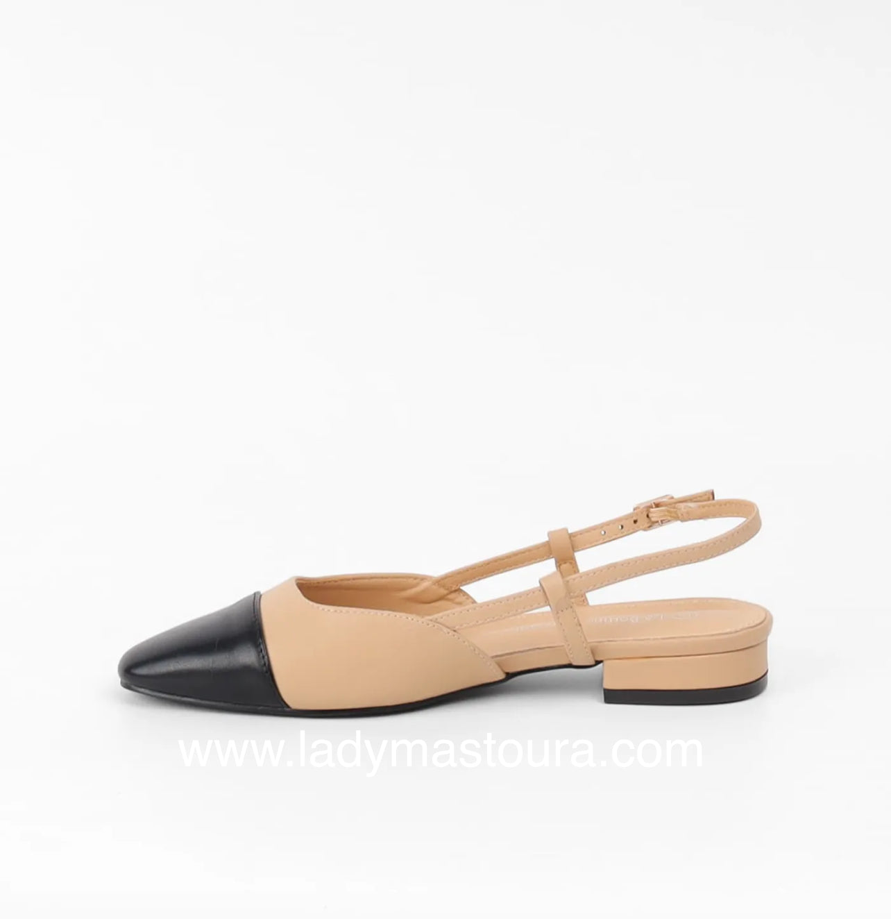 Slingback - Beige