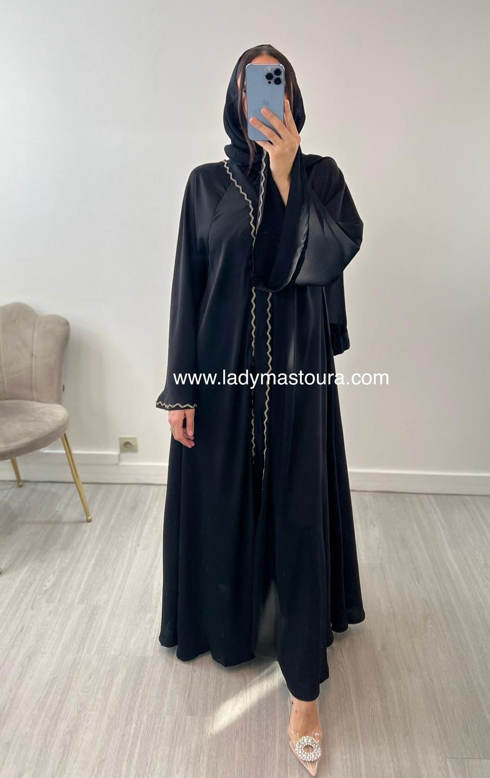 Abaya Made in dubai - Noire