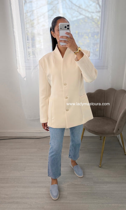 Blazer Zahra- Ecru