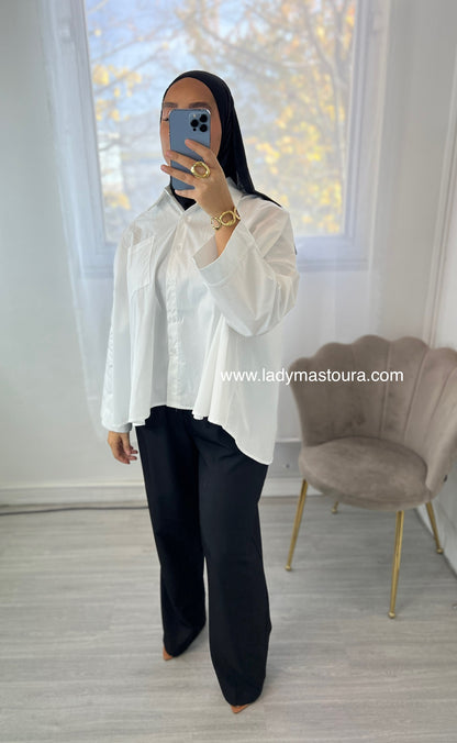 Chemise en popeline - Plusieurs coloris (Coton)