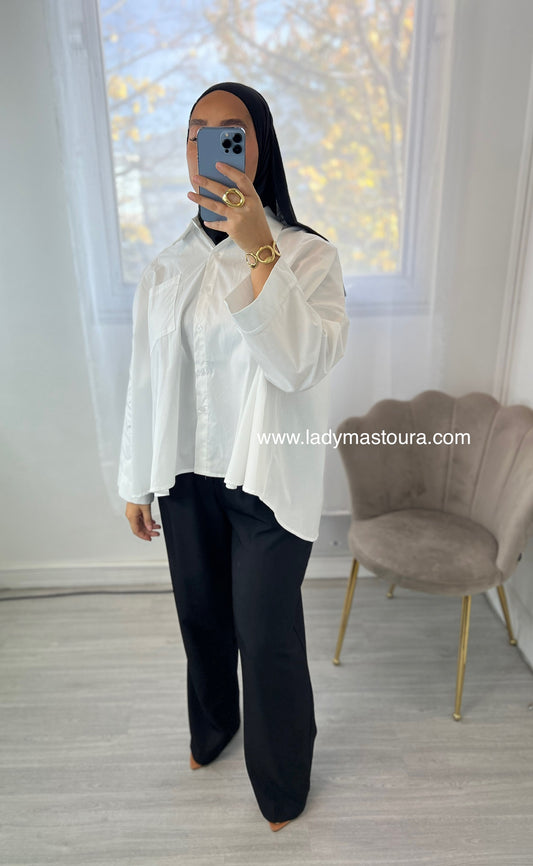 Chemise en popeline - Plusieurs coloris (Coton)