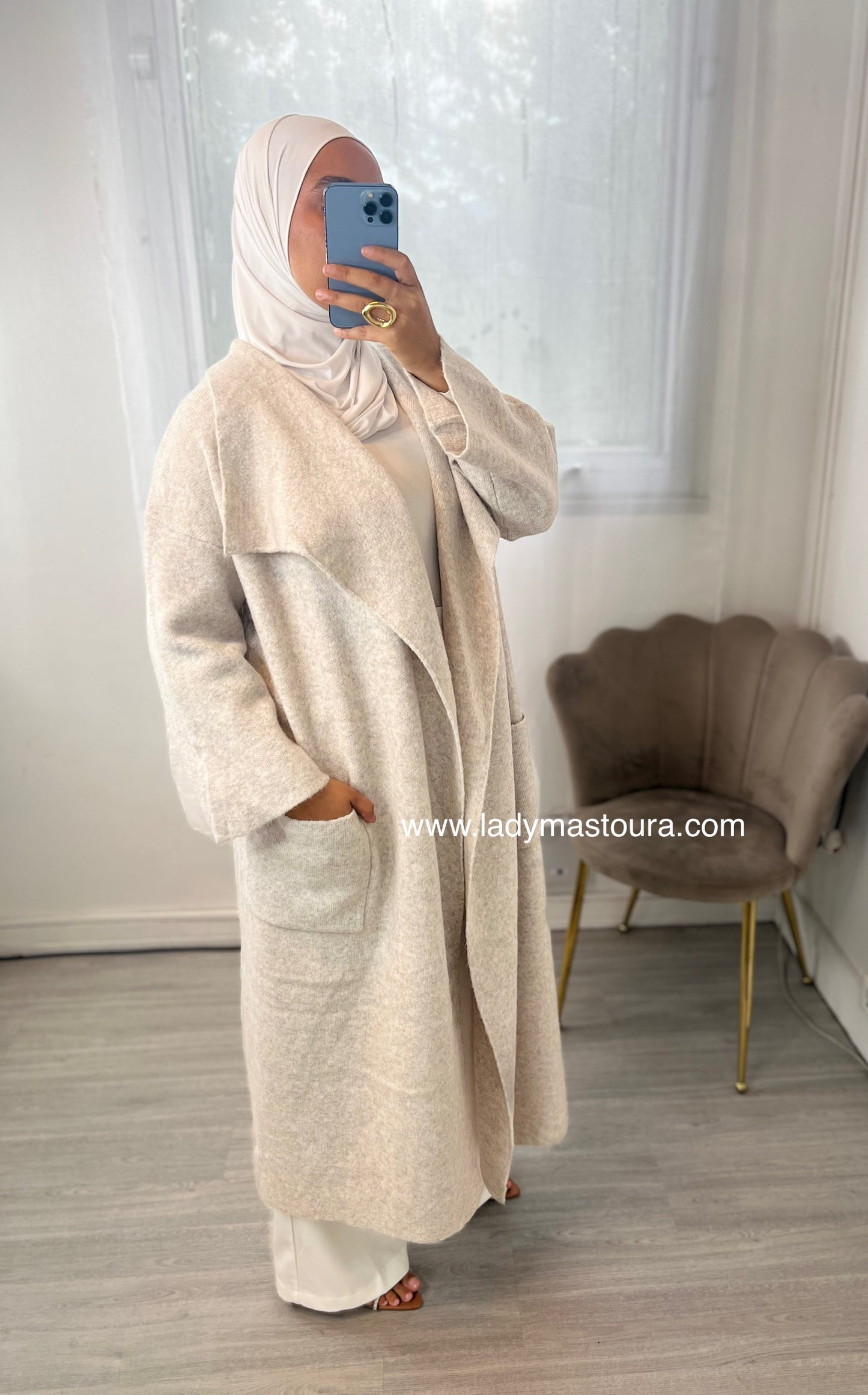 Cardigan Long - Beige