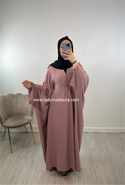 Abaya Kawtar - Rose
