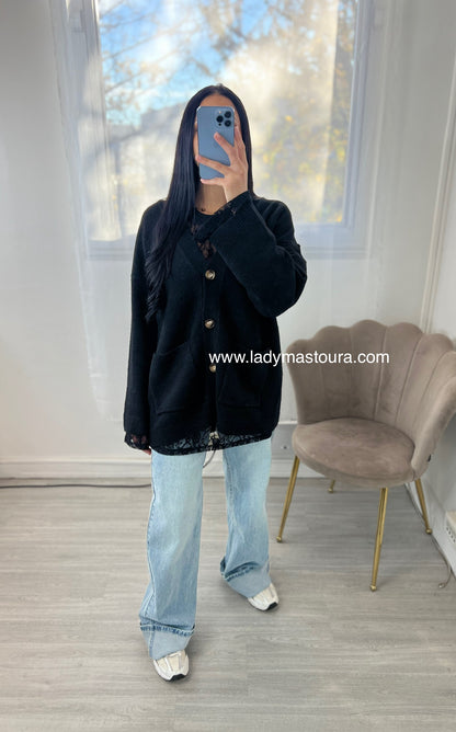 Haut dentelle oversize - Plusieurs coloris