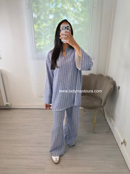 Set Lila - Bleu