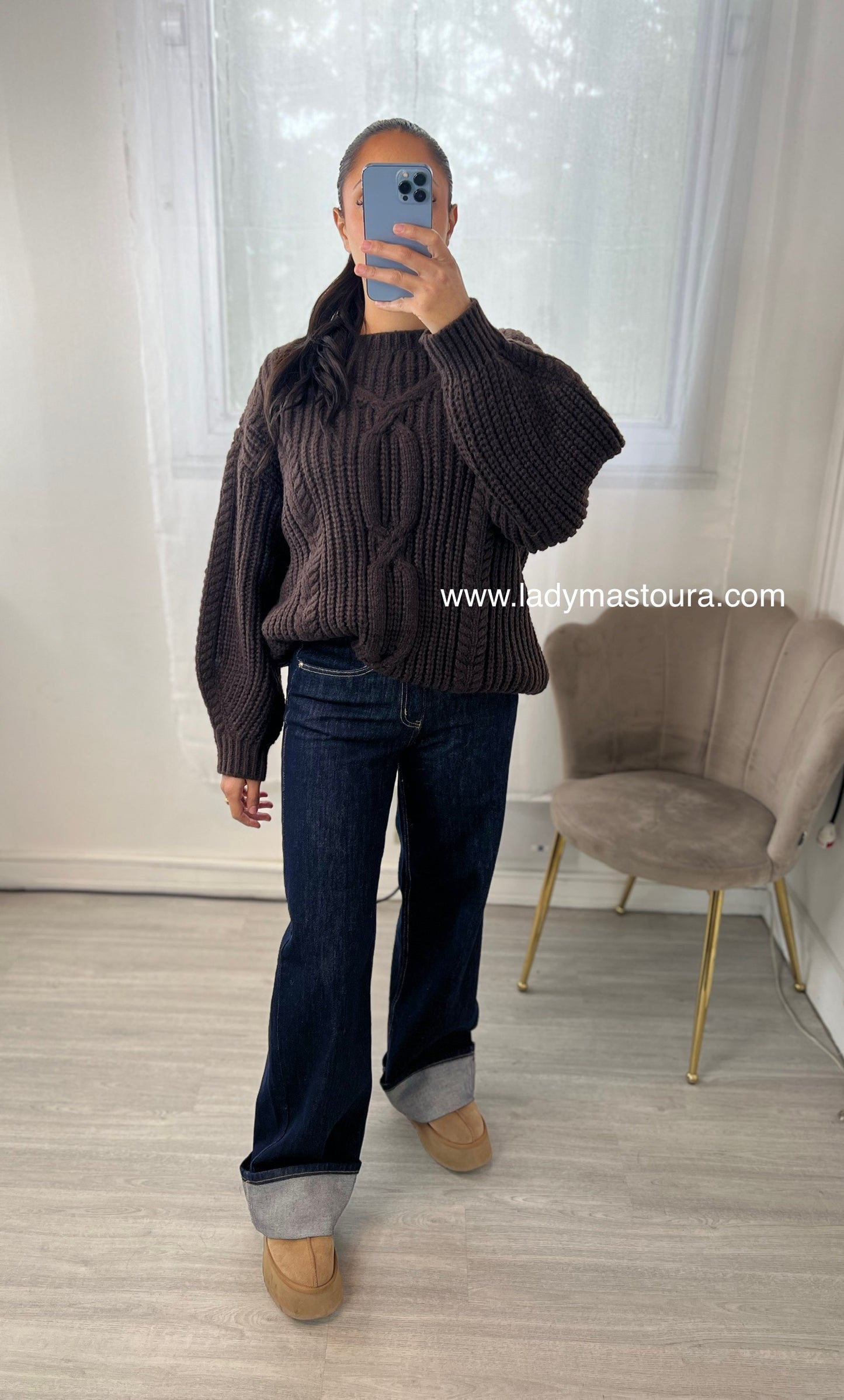Pull en maille tressé - Plusieurs coloris