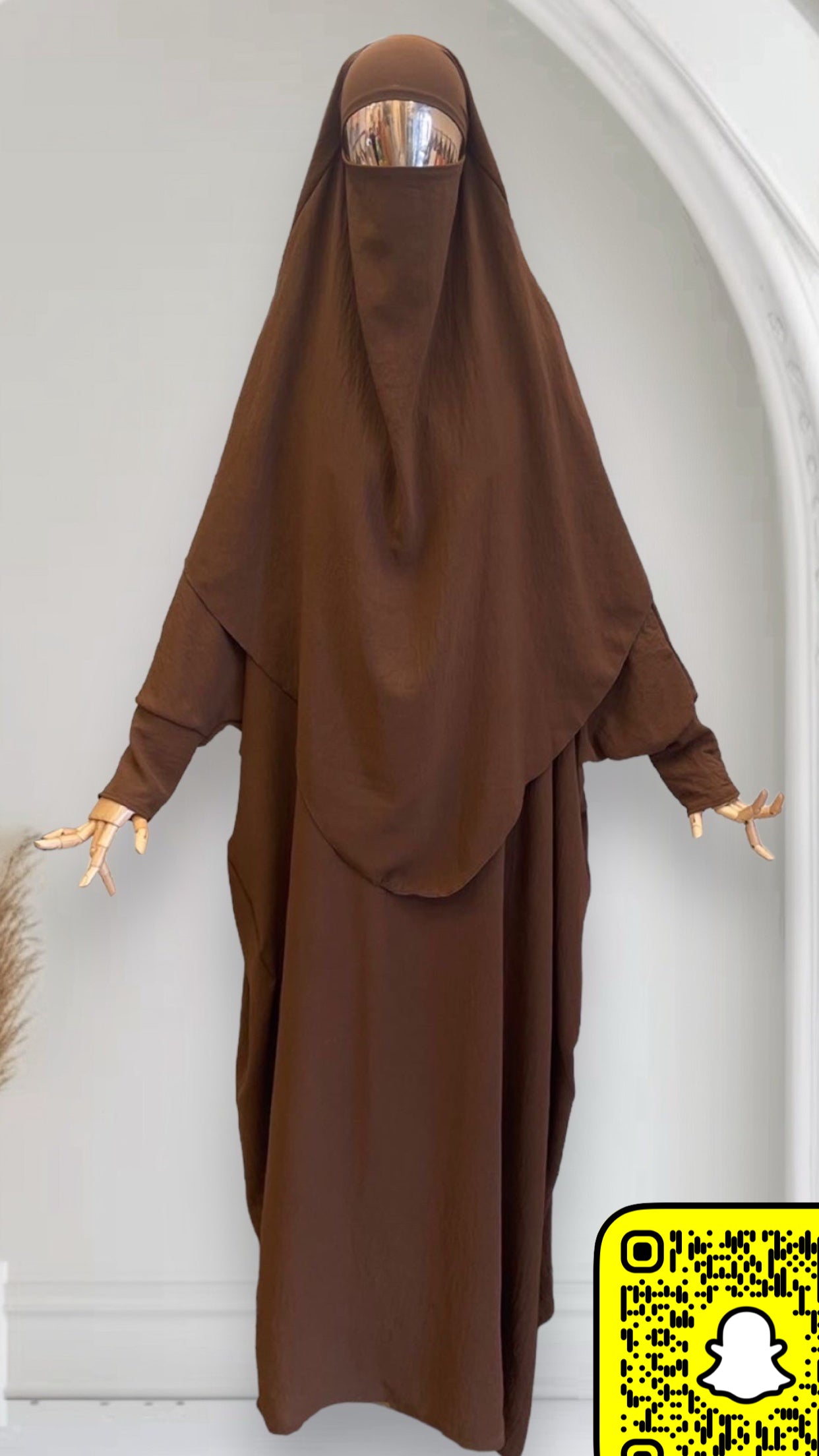 Ensemble Khimar + Abaya en jazz - (Plusieurs coloris)