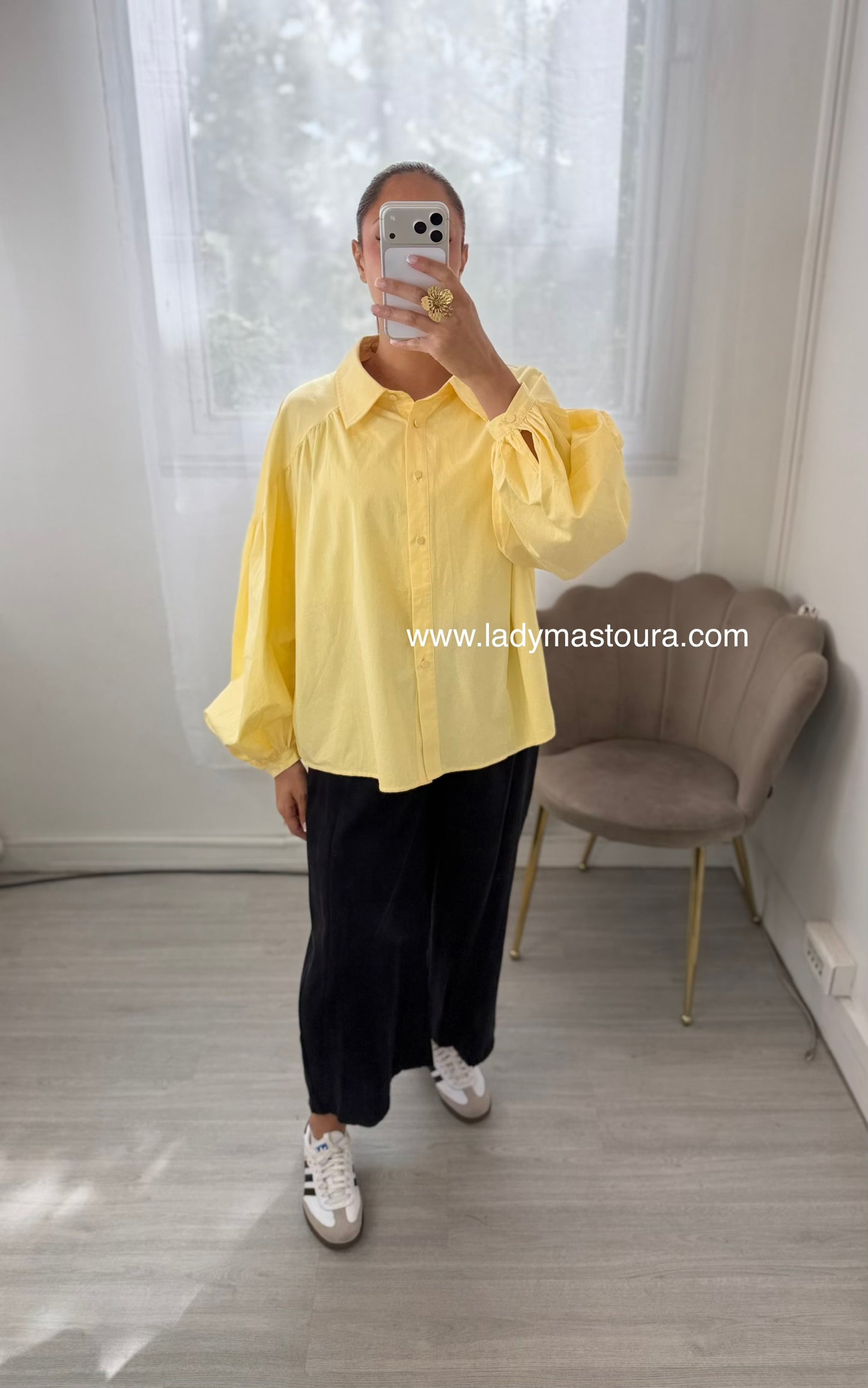 Chemise Ballon - Jaune
