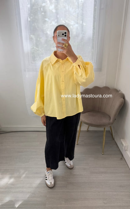 Chemise Ballon - Jaune