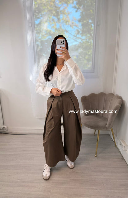 Pantalon Yeni - Marron
