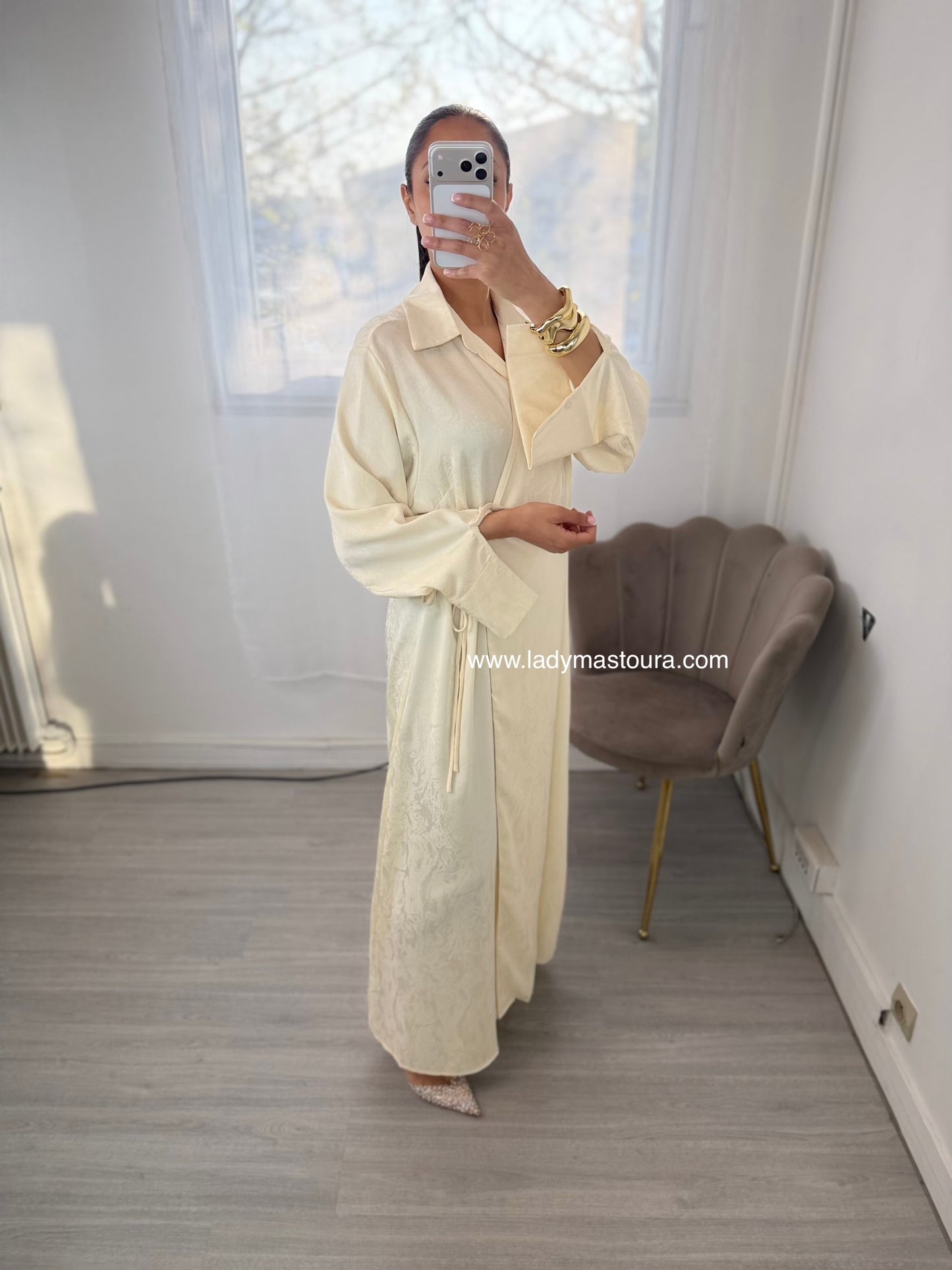 Robe Neïla - Ecru
