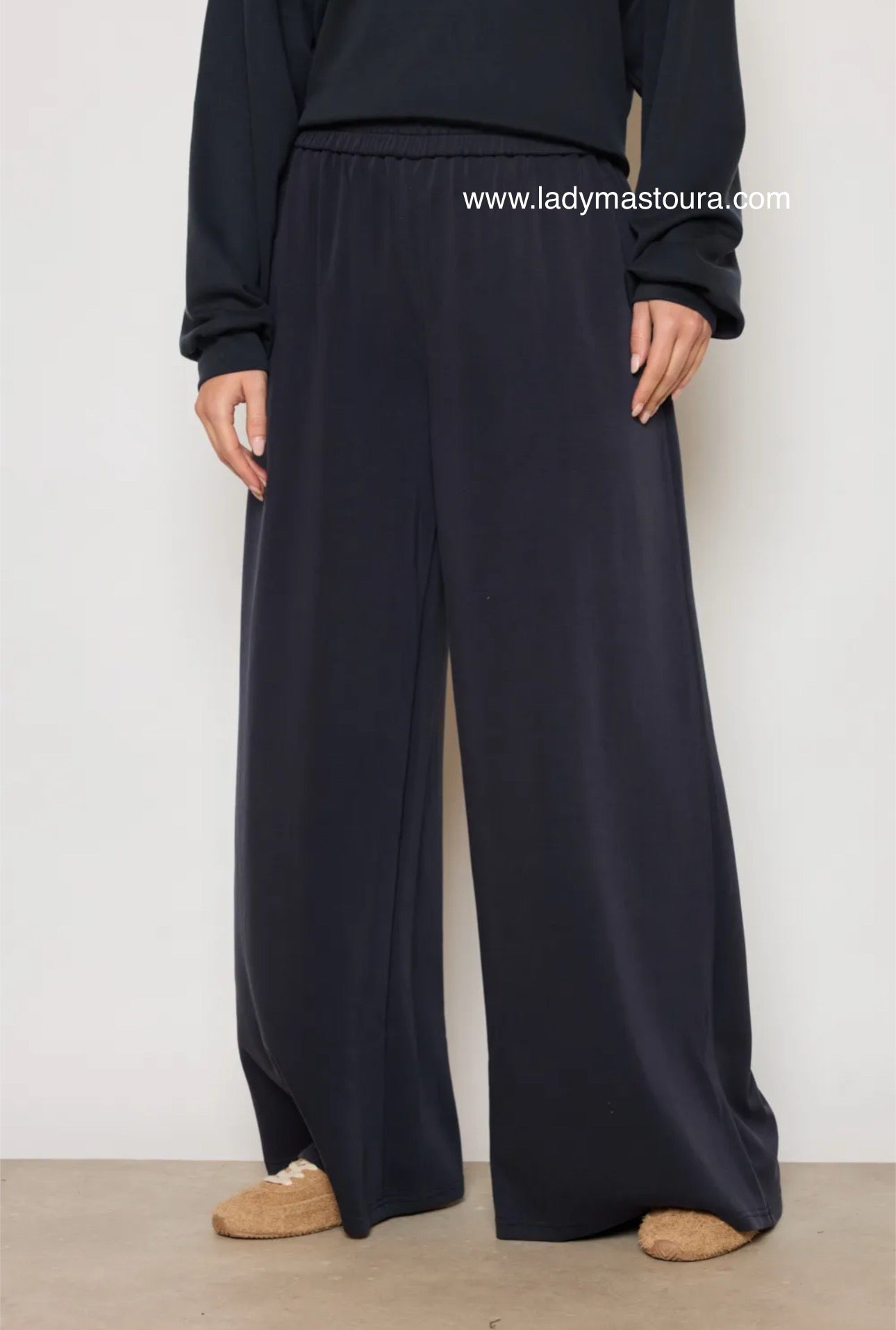 Pantalon Coupe large - Bleu