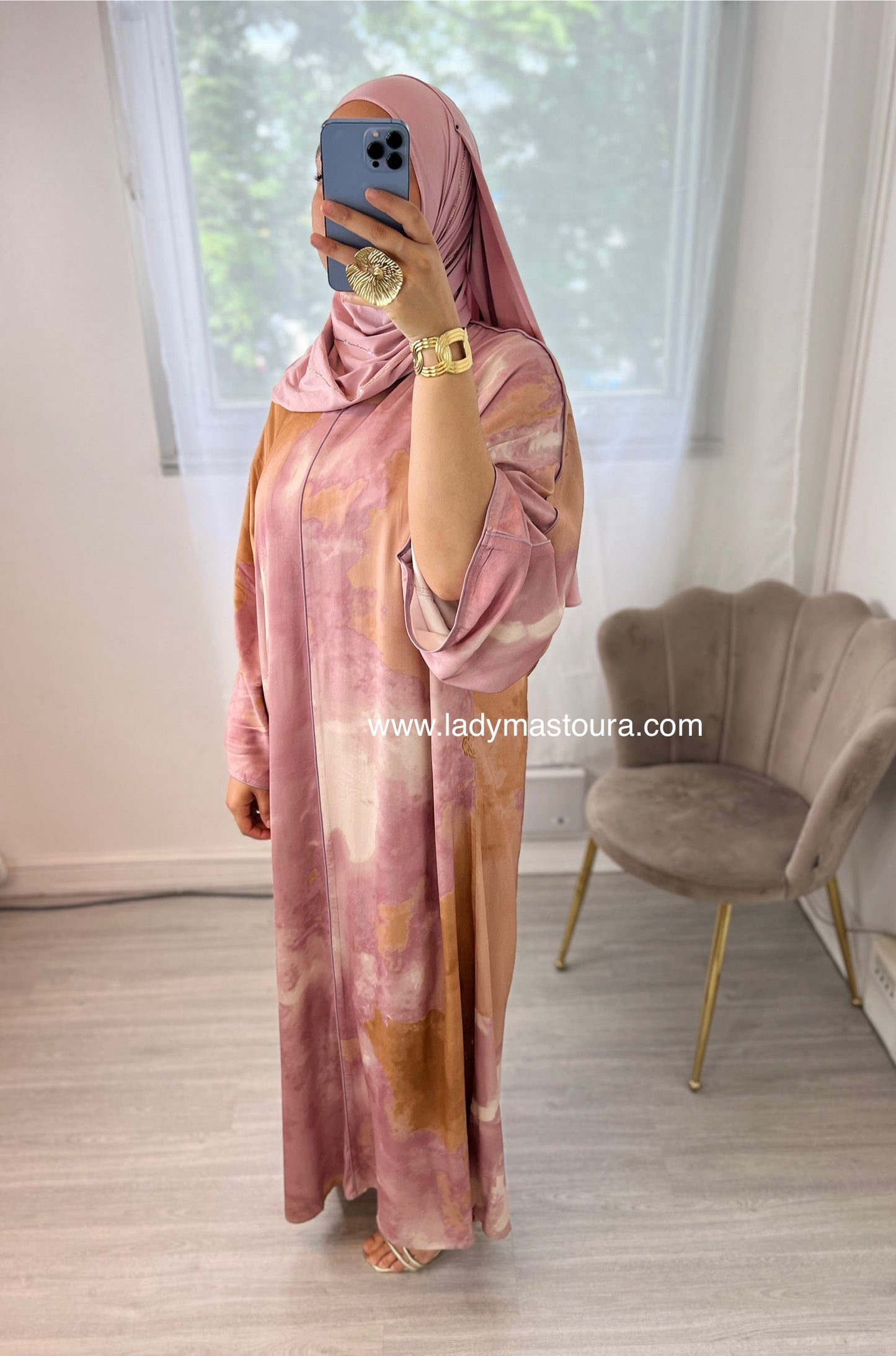 Robe Kheira Violette - Qualité premium