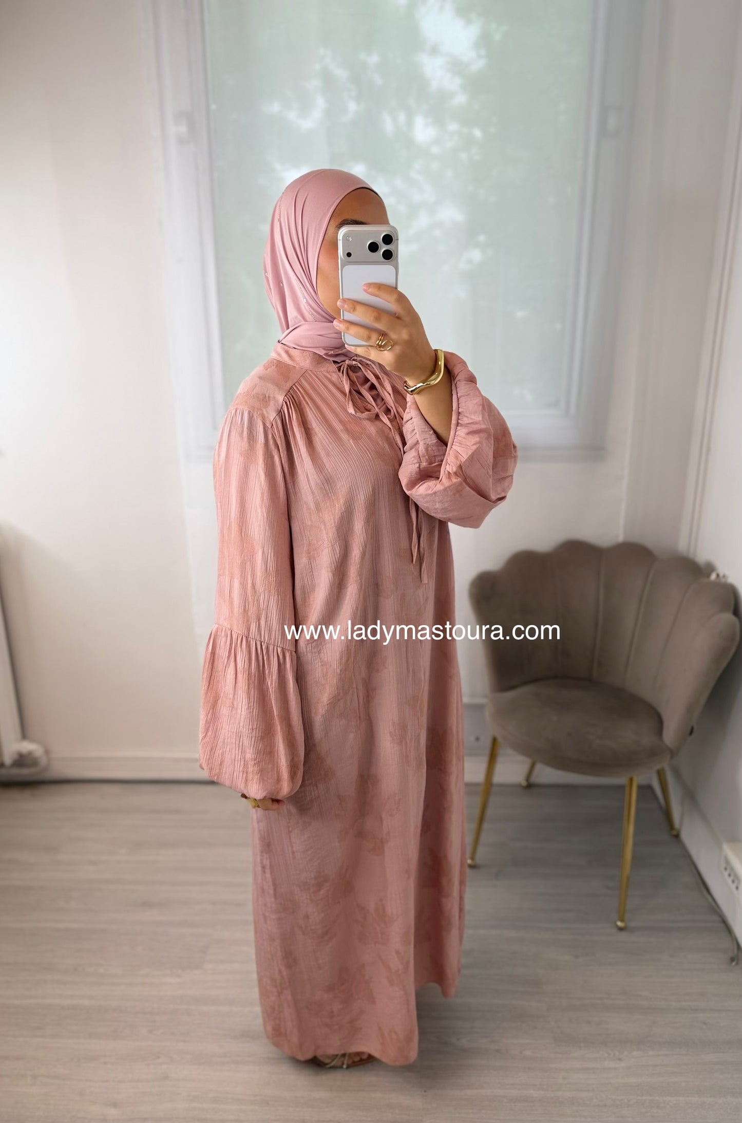 Robe Noeud - Rose