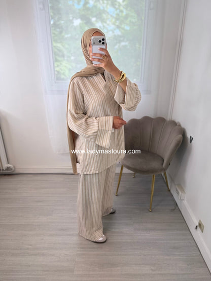 Set Lila - Taupe