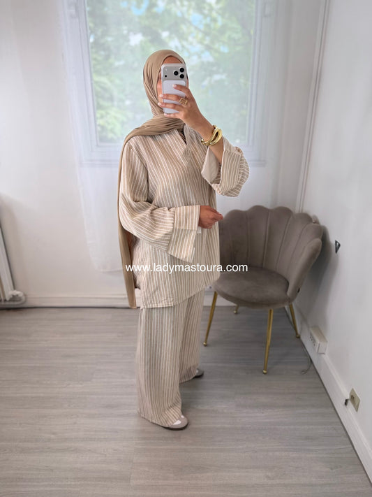 Set Lila - Taupe