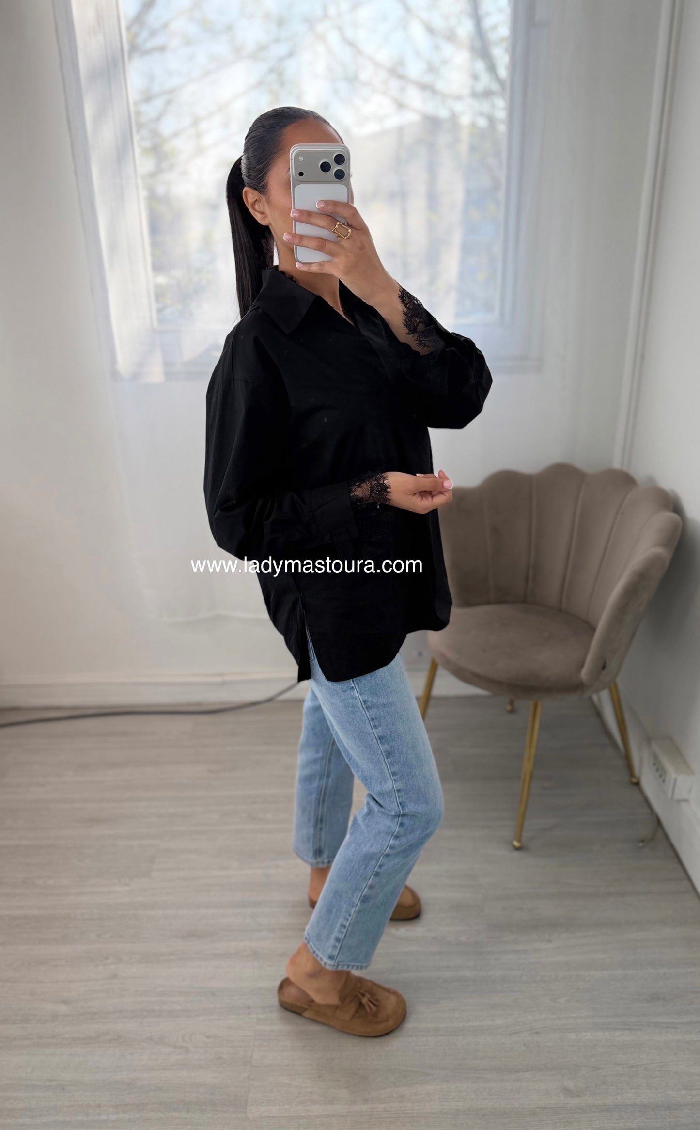 Jeans droit - Bleu