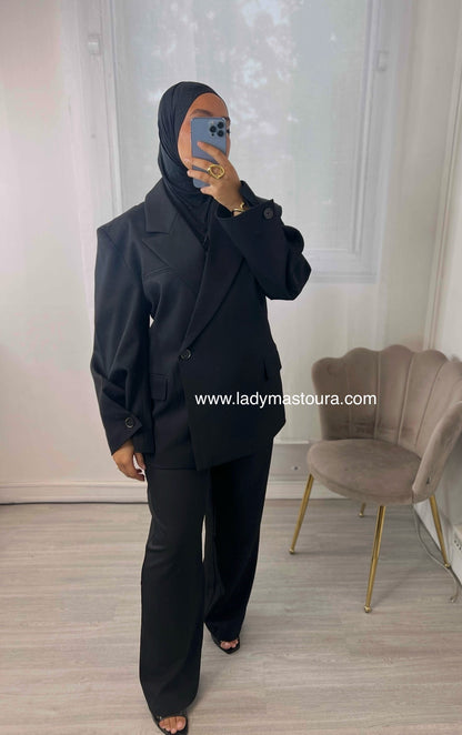 Blazer 1 Bouton - Noir