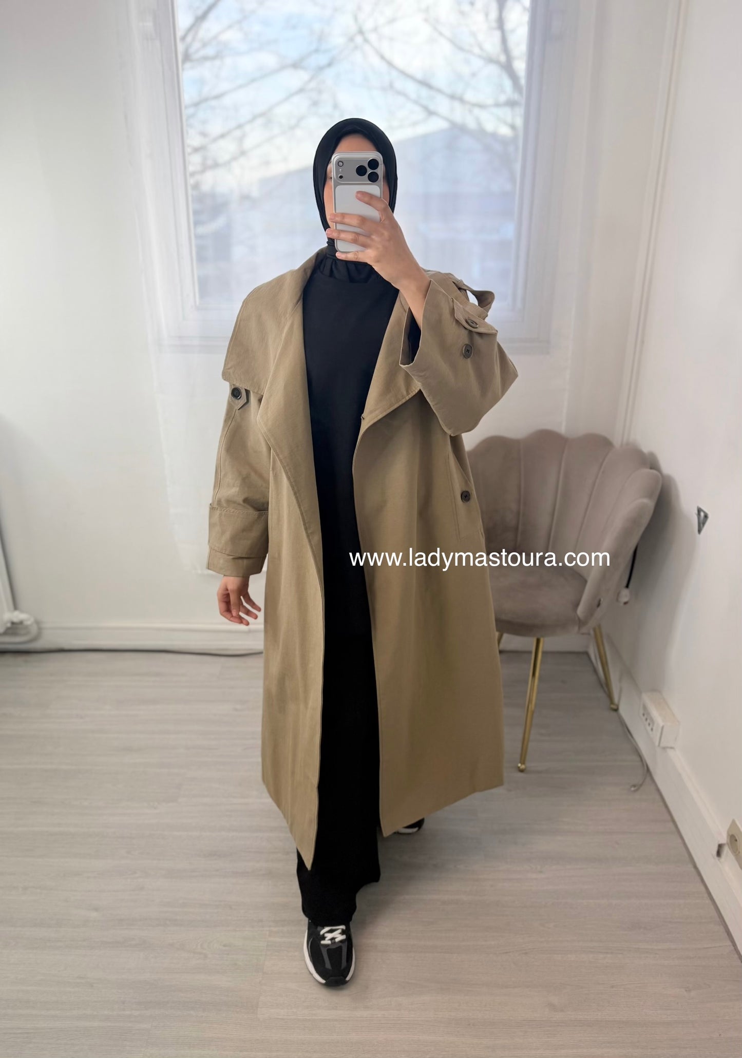 Trench Qualité Premium - Beige