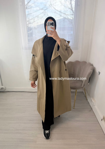 Trench Qualité Premium - Beige