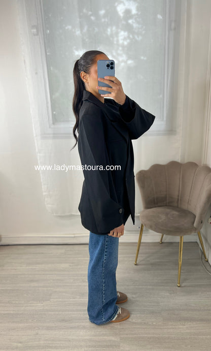 Blazer 1 Bouton - Noir